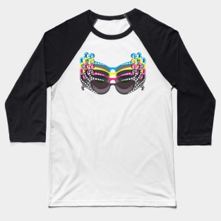 CMYK Glasses Edna Baseball T-Shirt
